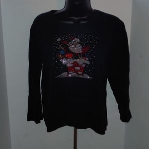 Marvel Fashions Black Long Sleeve Christmas Shirt